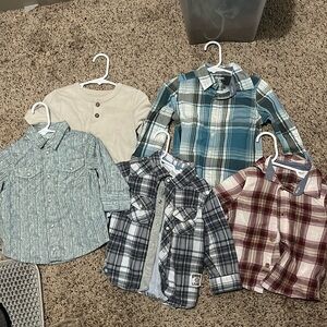 18month/2t lot of button up shirts